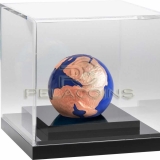 Barbados 2022 5$ PANGEA - BLUE MARBLE Spherical Rose Gold 3oz