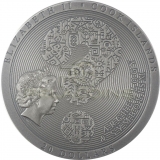 Cook Islands 2021 20$ Archeology & Symbolism - Bactrian Cybele Disk 3oz