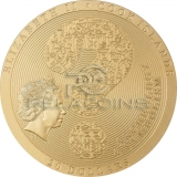 Cook Islands 2021 20$ Archeology & Symbolism - Bactrian Cybele Disk gilded 3oz