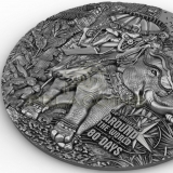 Niue Island 2022 5$ 150th anniversary - Around the World in 80 Days 3oz Silver Coin