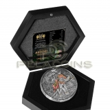 Niue Island 2022 5$ 150th anniversary - Around the World in 80 Days 3oz Silver Coin