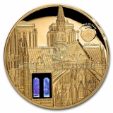 Palau 2021 500$ Tiffany Art Metropolis - Notre Dame Paris 5oz Gold .9999