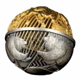 Samoa 2022 5$ Bull and Bear Spherical 2oz