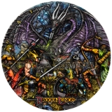 Niue 2023 7$ DRAGONS OF AUTU...
