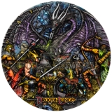 Niue 2023 7$ DRAGONS OF AUTUMN TWILIGHT - Dragonlance Chronicles 3oz