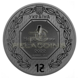 Ukraine 2022 1 Hryvnia WARSHIP MOSKVA INCIDENT 1oz