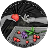 Cameroon 2022 2000 Francs Under the Sheets - Love 2oz Color Edition