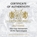 Carpathians 2024 5 Thalers Four Horsemen of Apocalypse - Red Horse 1oz