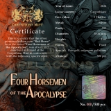 Carpathians 2024 5 Thalers Four Horsemen of Apocalypse - Red Horse Ennobling 1oz