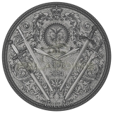 Niue 2024 5$ Legendary Swords - Excalibur 2oz Silver Coin