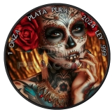 Mexico 2024 1 onza Libertad LA CALAVERA - 1oz Silver Coin