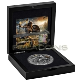 Niue Island 2024 5$ Woman Warrior V - Barbarian 2oz