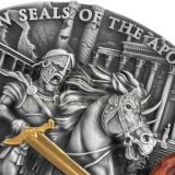 Niue 2025 7 Dollars Seven Seals of the Apocalypse - Red Horse 3oz