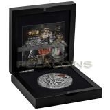 Niue 2025 7 Dollars Seven Seals of the Apocalypse - Red Horse 3oz