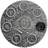 Niue 2026 7 Dollars Seven Seals of the Apocalypse - Black Horse 3oz