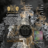 Niue 2026 7 Dollars Seven Seals of the Apocalypse - Black Horse 3oz